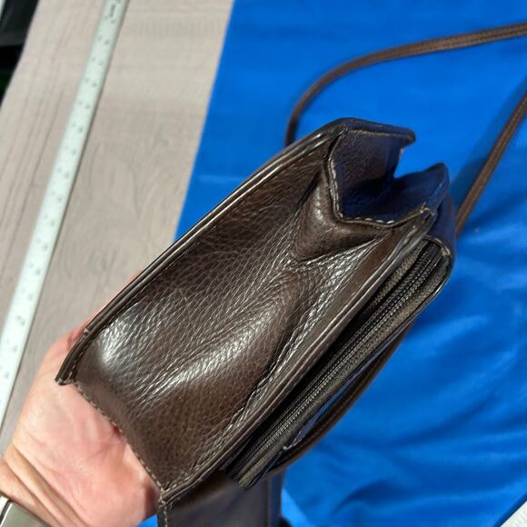 Fossil Crossbody Bag Vintage Genuine Leather 8.5 x 7.5 x 3 - Picture 10 of 13